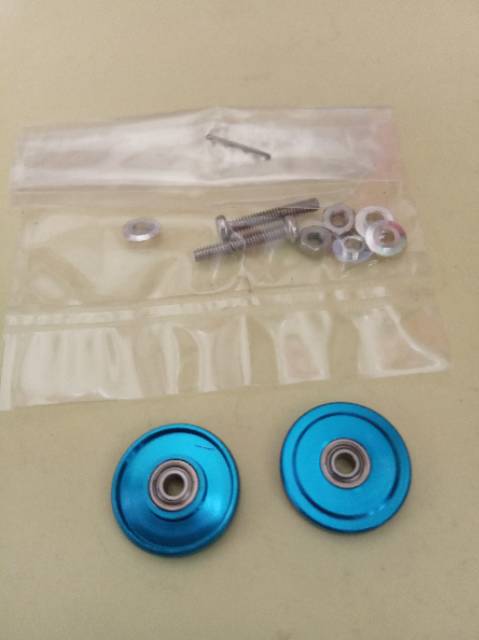 REP TAMIYA 13MM ALUMUNIUM BALL RACE ROLLER (RINGLESS)