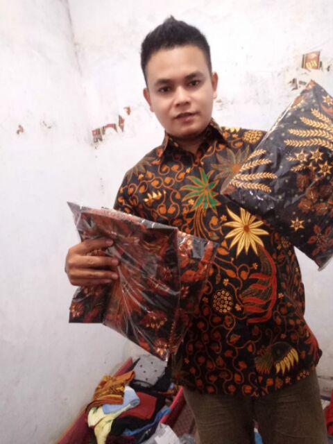 Kemeja Batik Pria Motif Sekar Jagad