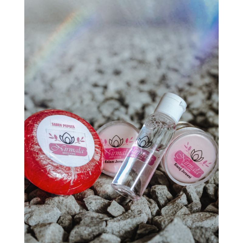 Paket jerawat small /nirmala skincare jerawat natural/pemutih wajah/cream wajah
