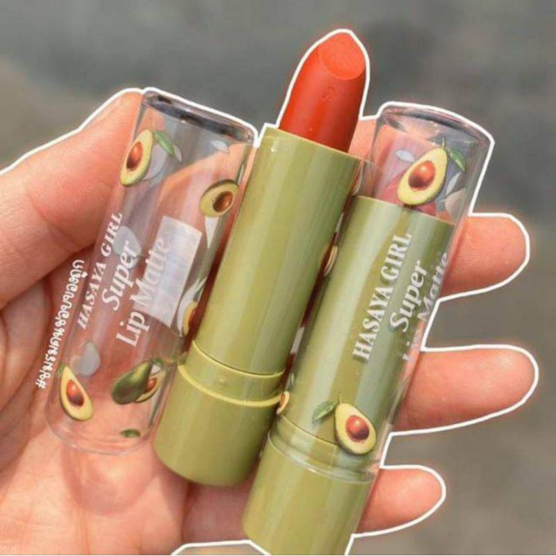 PROMO!!! 6PCS LIPSTIK AVOCADO HASAYA GIRL HH1039