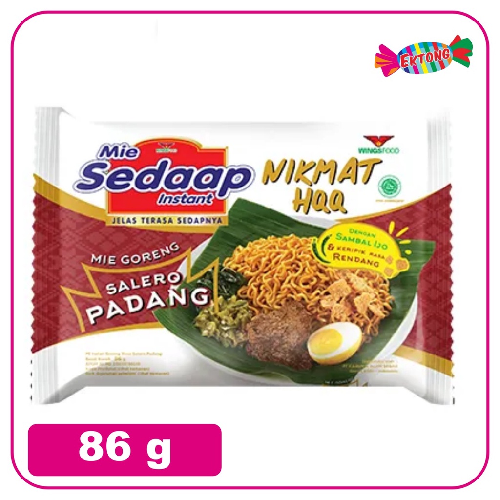 

SEDAAP MIE GORENG SALERO PADANG 86 GR