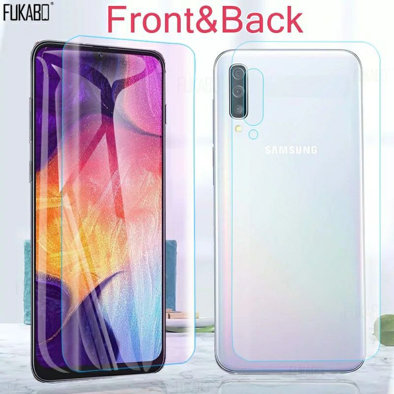hydrogel depan belakang samsung M11 A11 note 9 10 8 s9 plus anti gores screen hydrogel front back