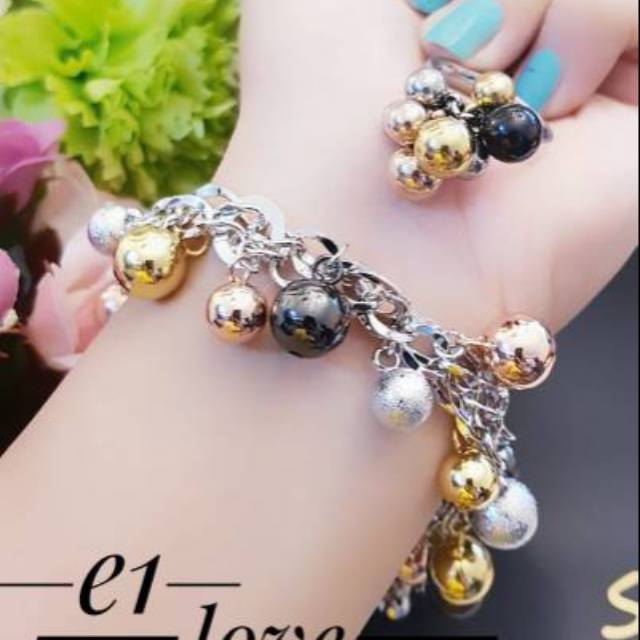 Xuping gelang cincin lapis emas 24k 1819