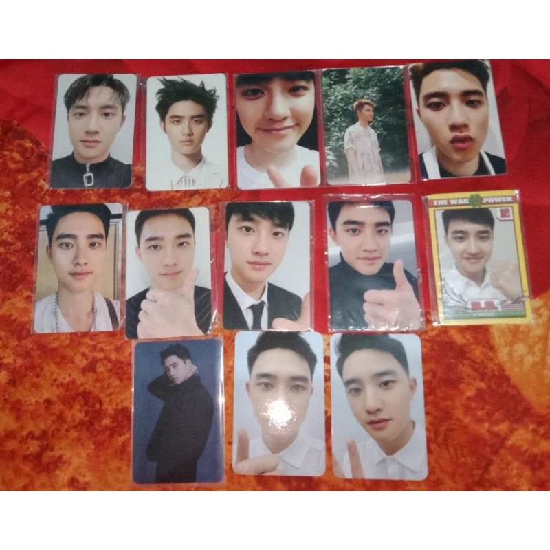 EXO DO (D.O.) KYUNGSOO OFFICIAL ALBUM/NON ALBUM PHOTOCARD