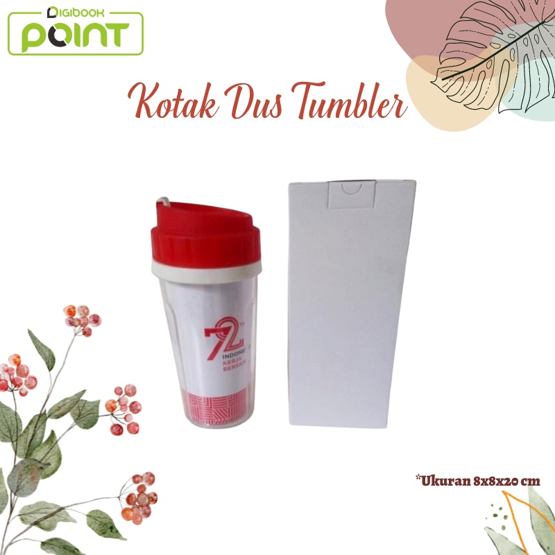 

Kotak boks Dus tempat tumbler Souvenir Uk 8 x 8 x 20 cm