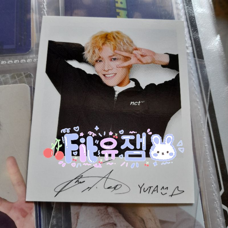 [READY INA] WTS yuta nct 127 awaken polaroid photocard pc