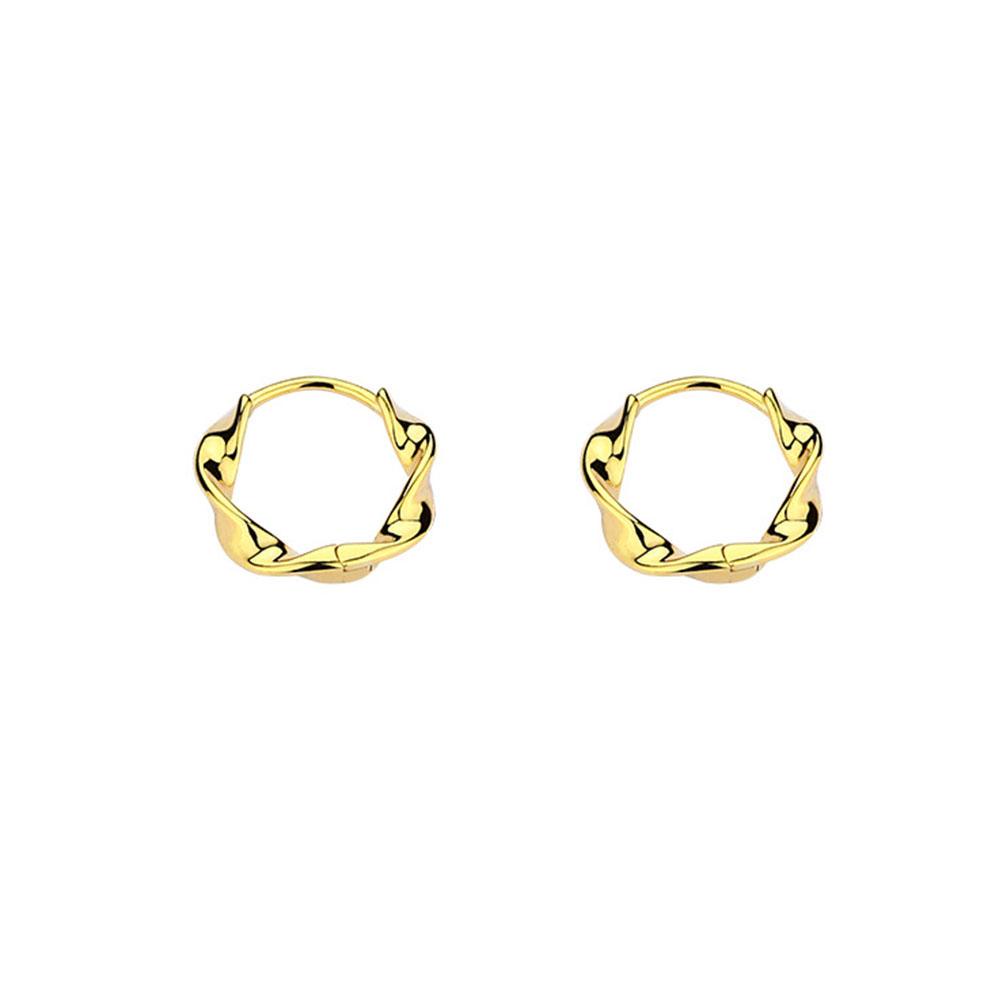 Anting Hoop Agustina Lingkaran Gadis Geometris Mencegah Alergi Elegan Simple Perhiasan Wanita