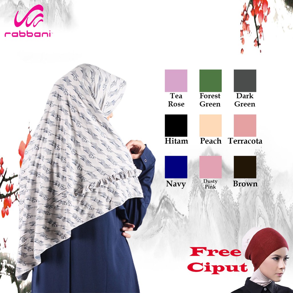 Kerudung Instan Rabbani Genni Original Murah-2