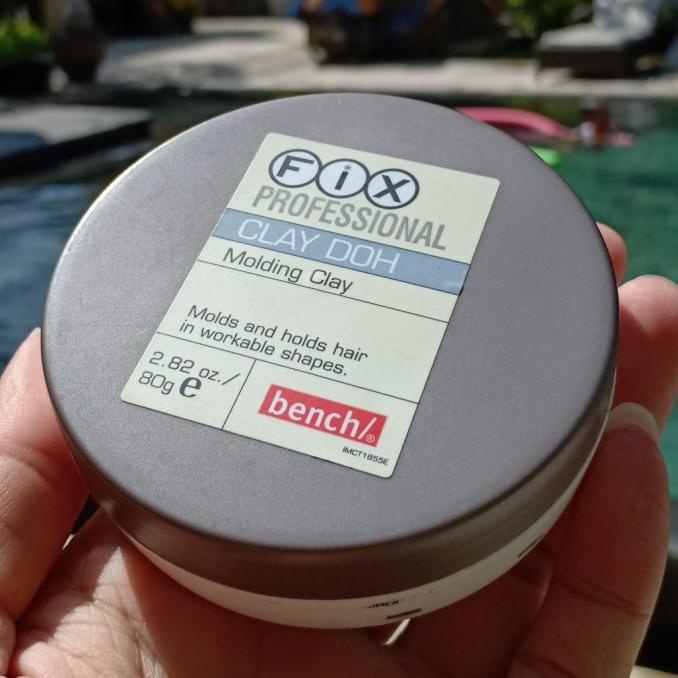 Wax Fix Professional Clay Doh Molding Pomade Bench Original Import 80g