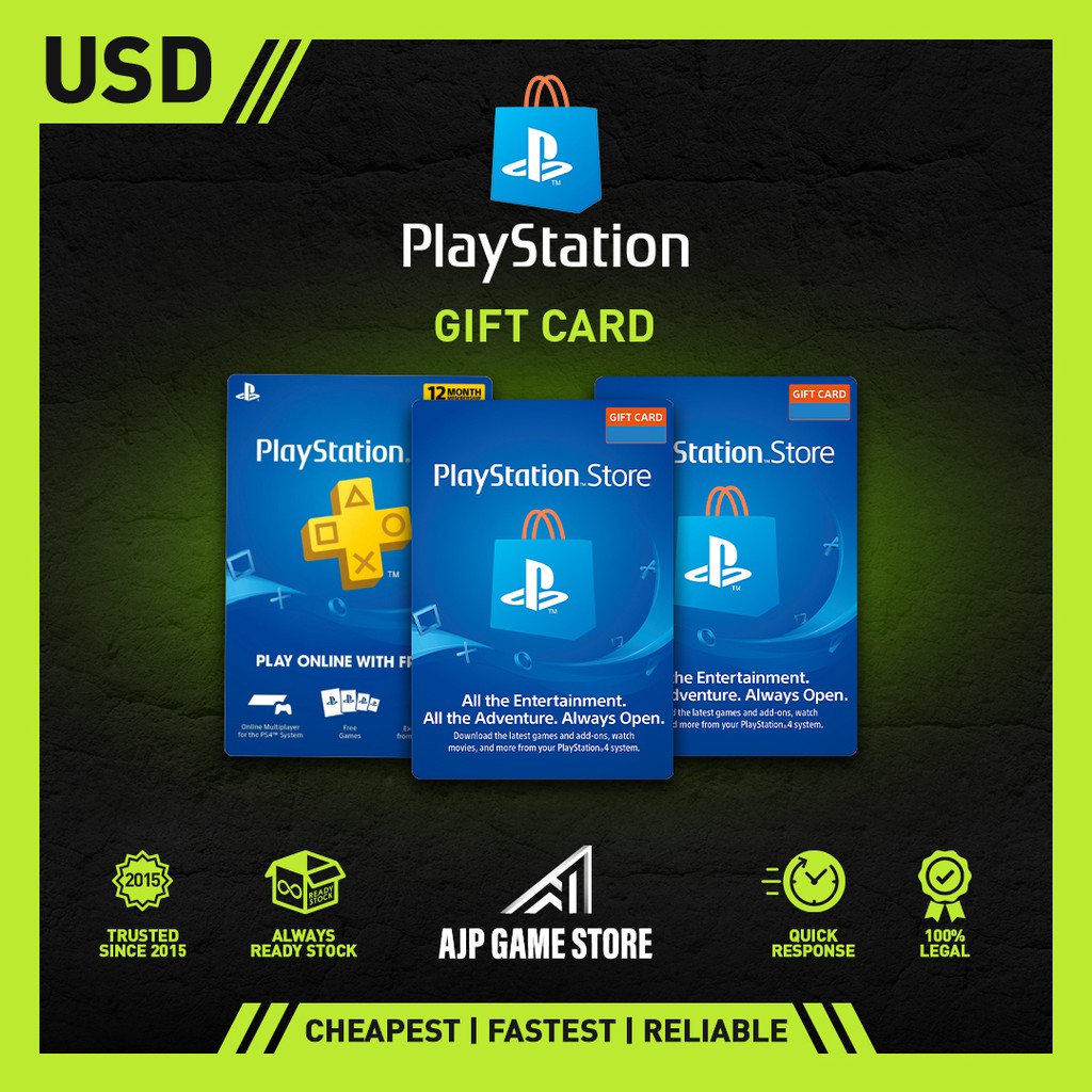 playstation 4 network card