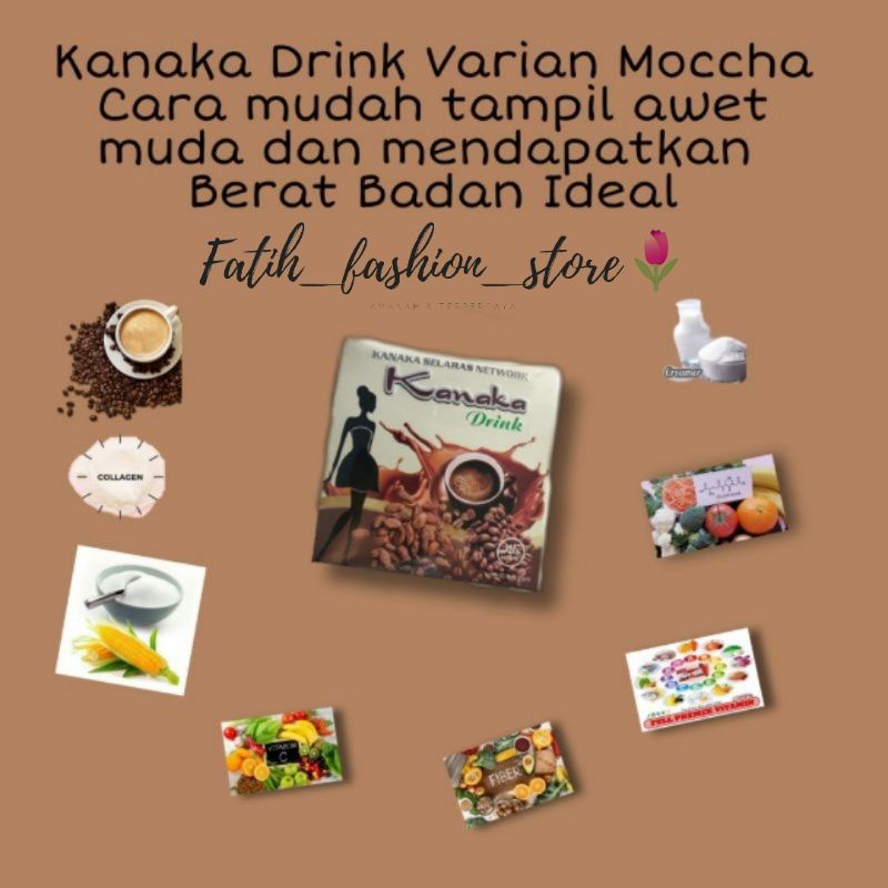 

(READY STOK)kanaka drink k-selaras mocca/strawberry