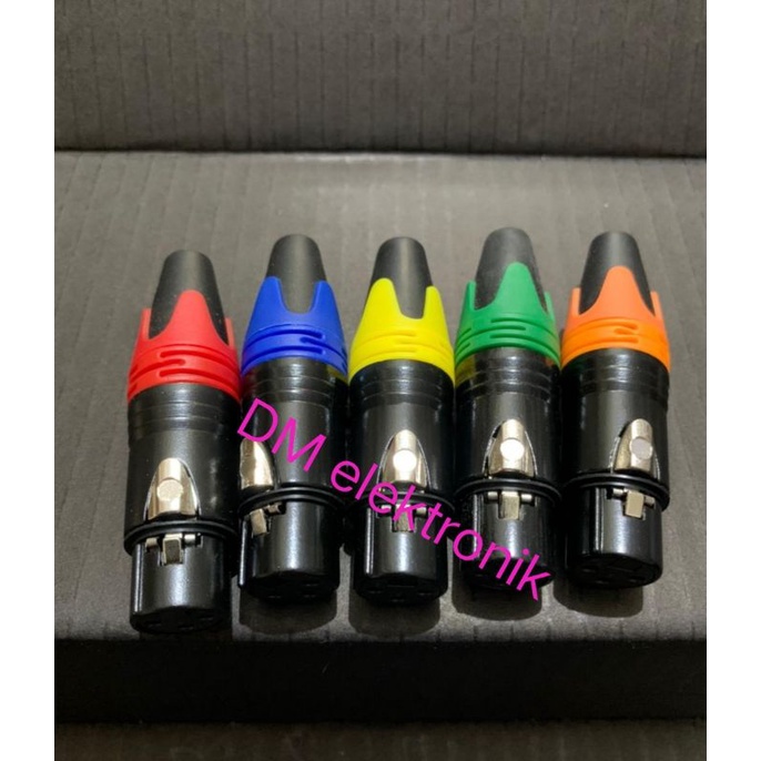 audio Jack XLR canon/socket sepasang bagus