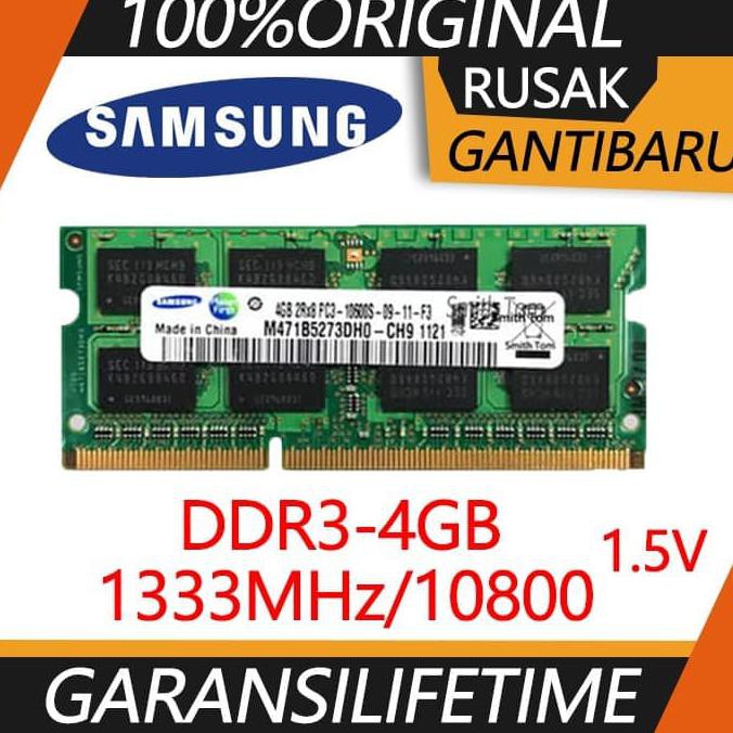 Ram laptop samsung SODIMM 4GB DDR3 DDR3-1333 4G sodim