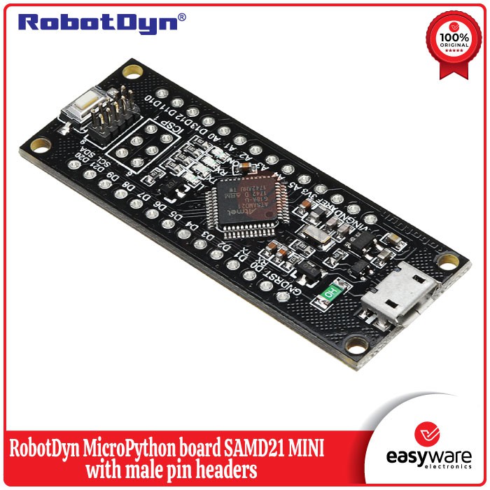 RobotDyn MicroPython Board SAMD21 MINI With Male Pin Headers