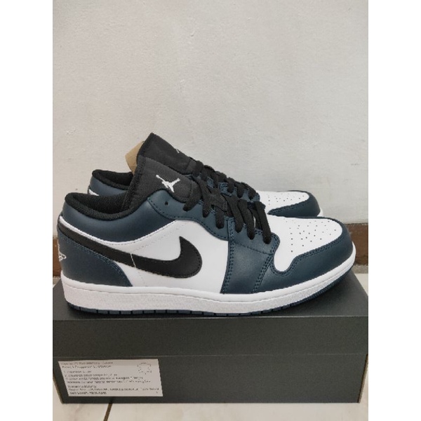 Air Jordan 1 Low Dark Teal Hoops Point (nego aja)