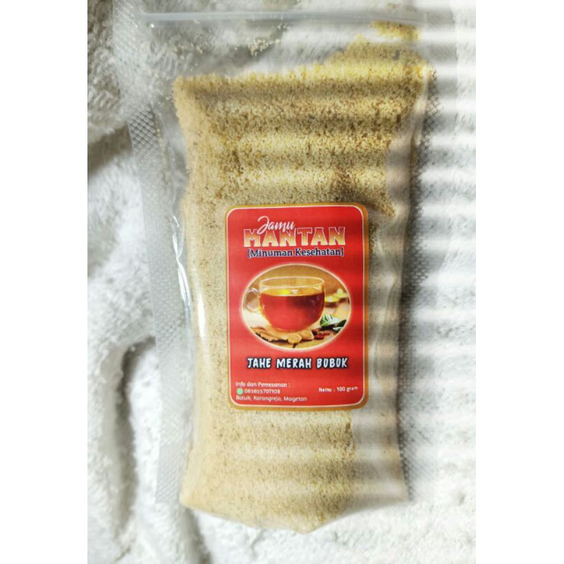 

Jahe Merah Bubuk (Premium) kemasan 100 gram