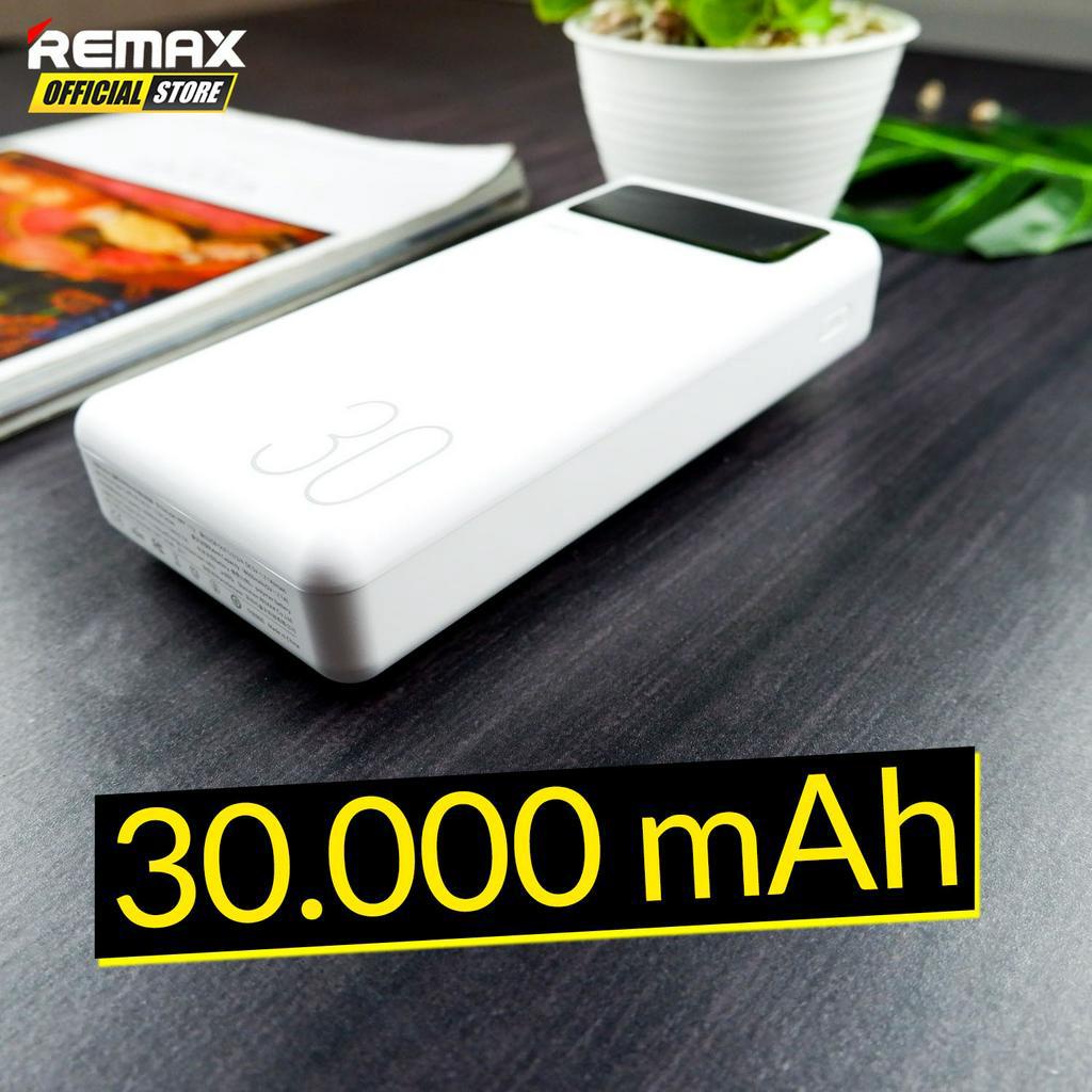 REMAX Mengine Powerbank 30000mAh 4 Output LED Flashlight RPP-112