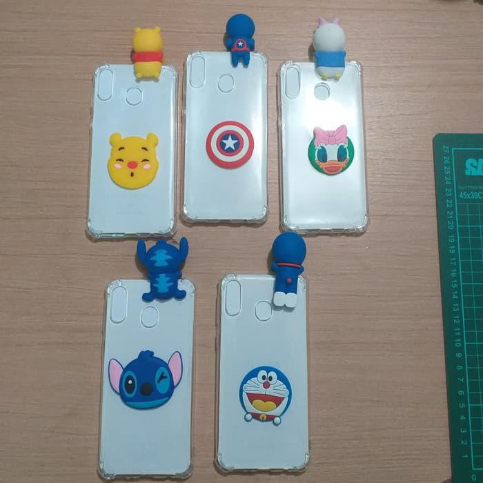 Case Samsung A20S Anti Crack Karakter intip doll Minnie Mouse Mickey