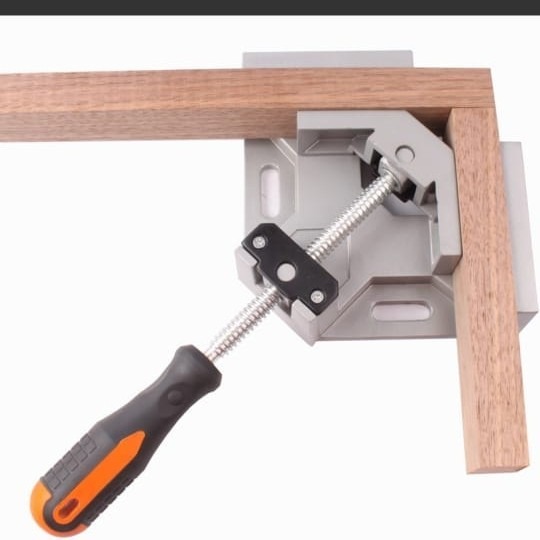 Taffware Corner Clamp Catok Klem Kayu Sudut Siku Swing Jaw Vise Catok