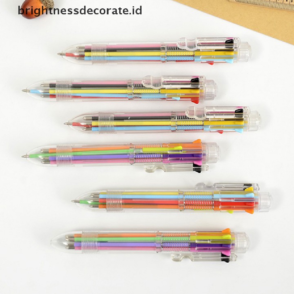 8 In 1 Pulpen Warna-Warni Untuk Anak Sekolah