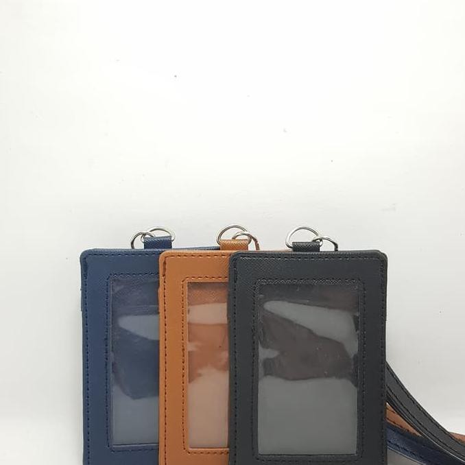 

Name Tag ID Card Holder Kulit Lanyard Termurah Berkualitas - Hitam PROMOKode 2635