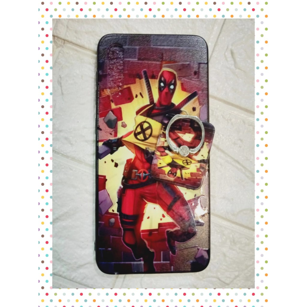 CASE SAMSUNG GALAXI A30 S MOTIF KARTUN ROBOT LUCU SEPIDERMAN  IRON MAN