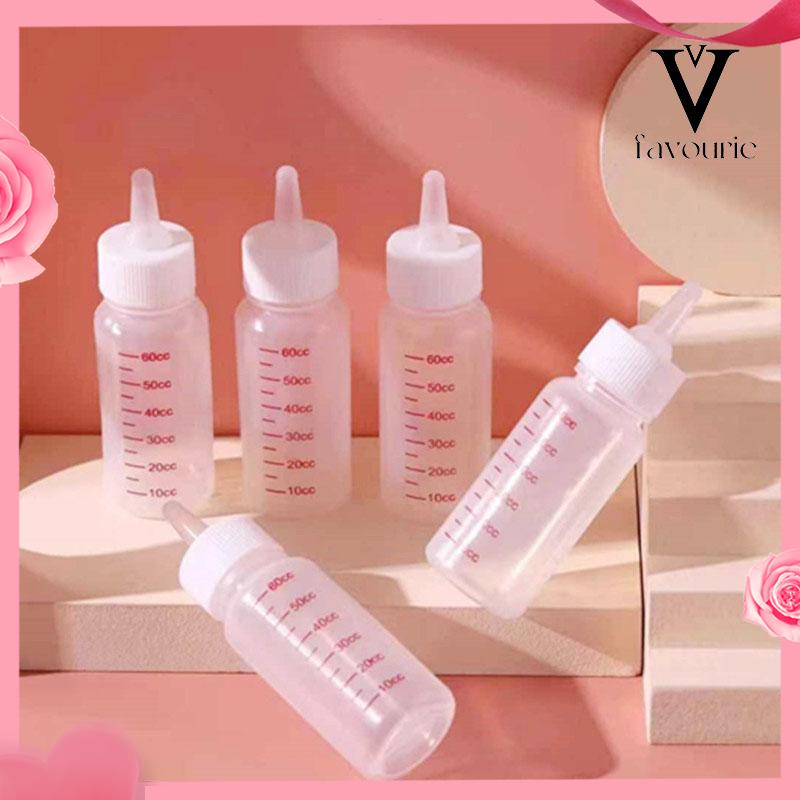 [COD]1 botol susu silikon hewan peliharaan 60ml / botol susu kucing 60ml botol susu kucing-FA