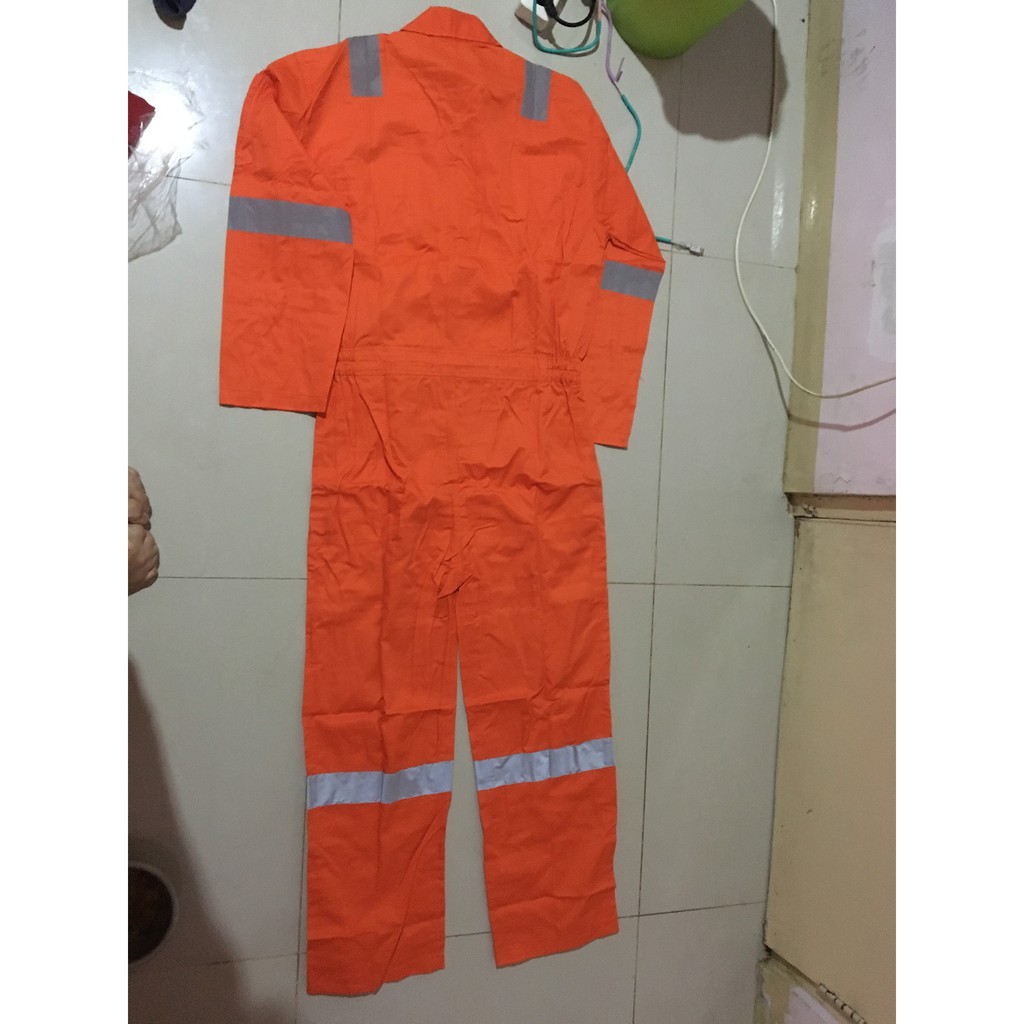 Wearpak Wearpack Terusan Orange Baju Proyek Baju Teknisi