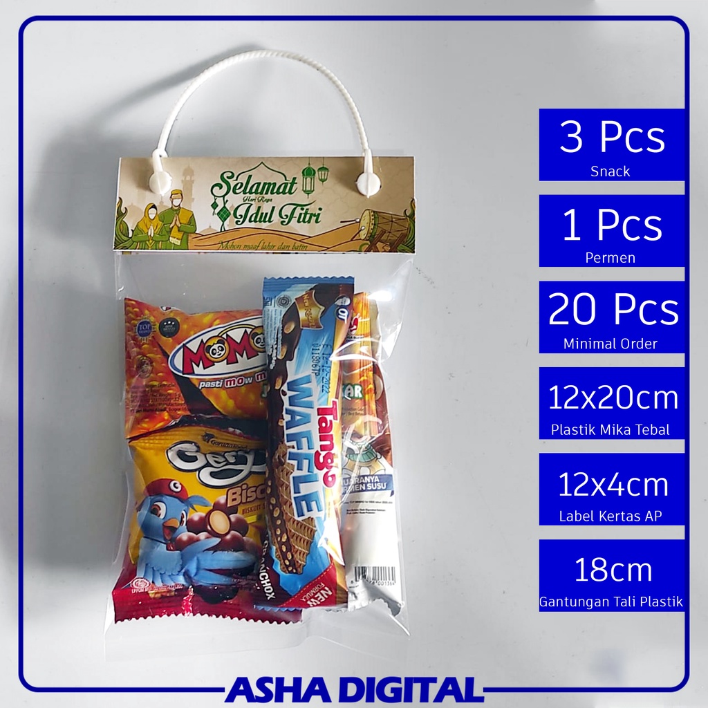 

Paket Snack Ulang Tahun | Bingkisan idul fitri | Jajanan Lebaran | Bingkisan Ultah | Hampers Mini | Amplop lebaran | Asha Digital