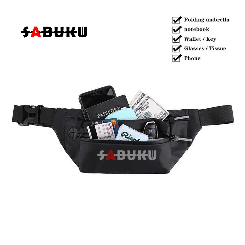 Tas Waistbag Selempang Distro Waterproof Tapax Phantom Anti Air - 104