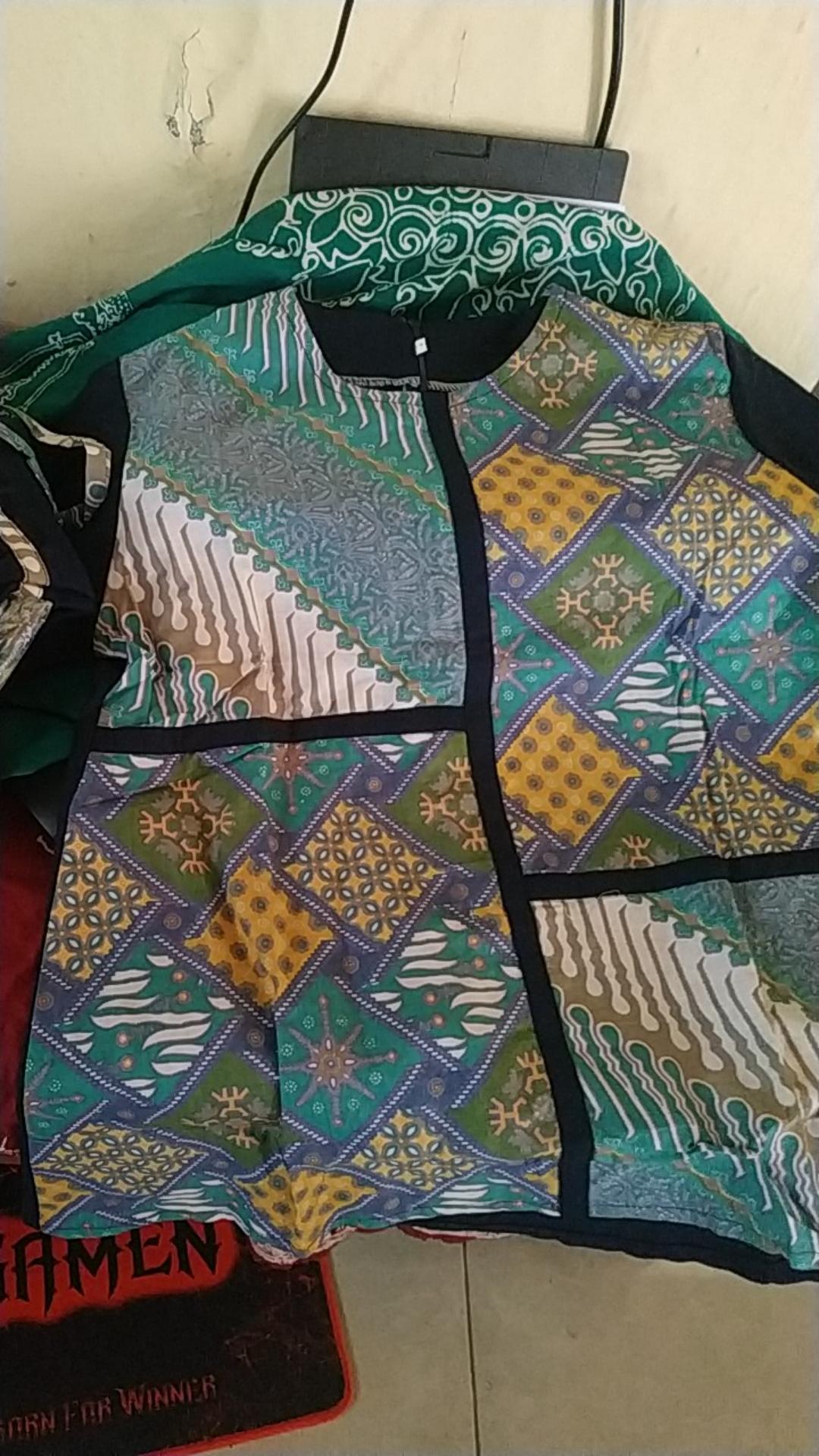 Atasan Batik Wanita Dolby Dolbi Dobby Doby Tenun Sutra Halus Best Seragam