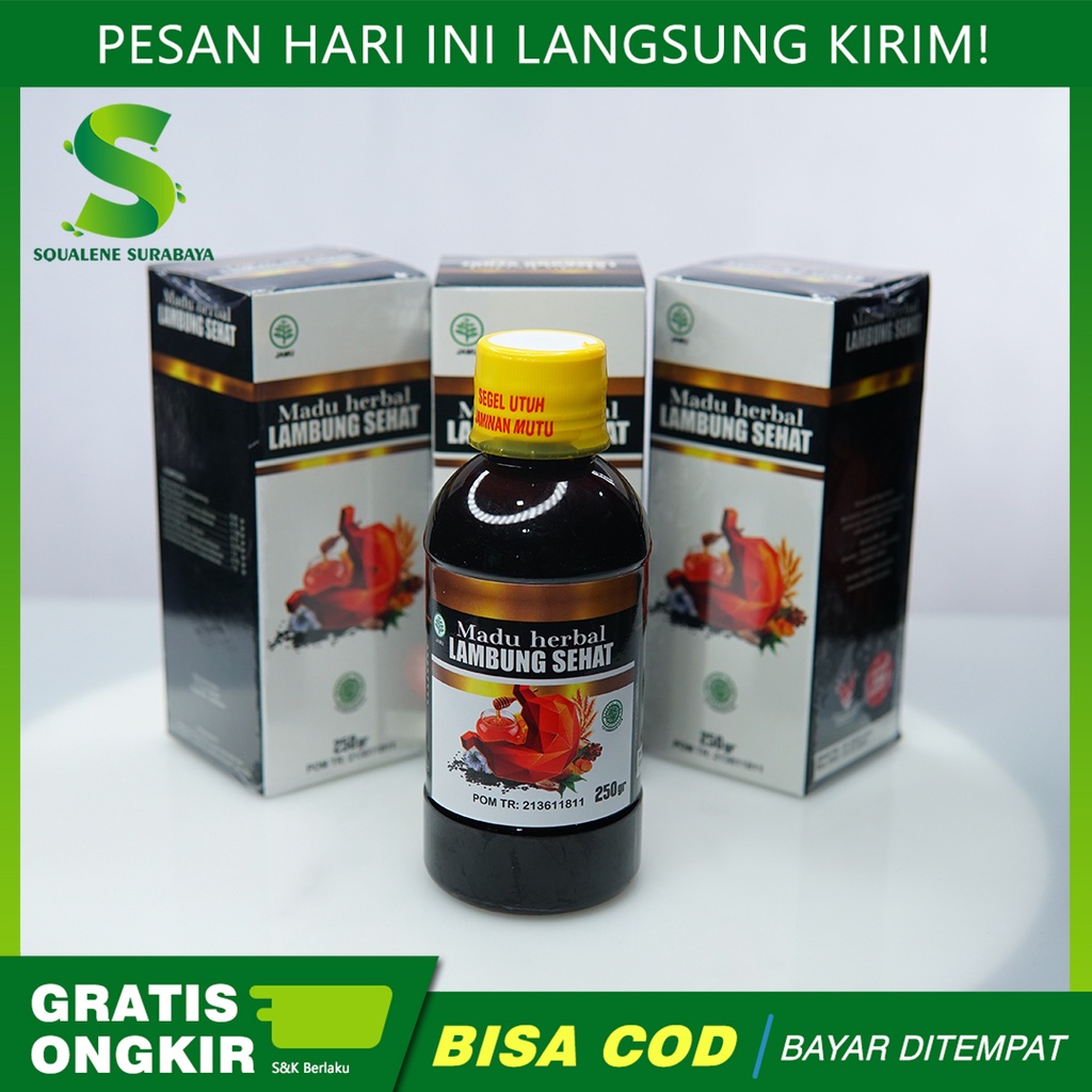 Obat Penambah Nafsu Makan -  Obat Asam Lambung - Luka Lambung - Lambung Perih - Radang Lambung - Dengan Madu Herbal Lambung Sehat 100% ASLI-4
