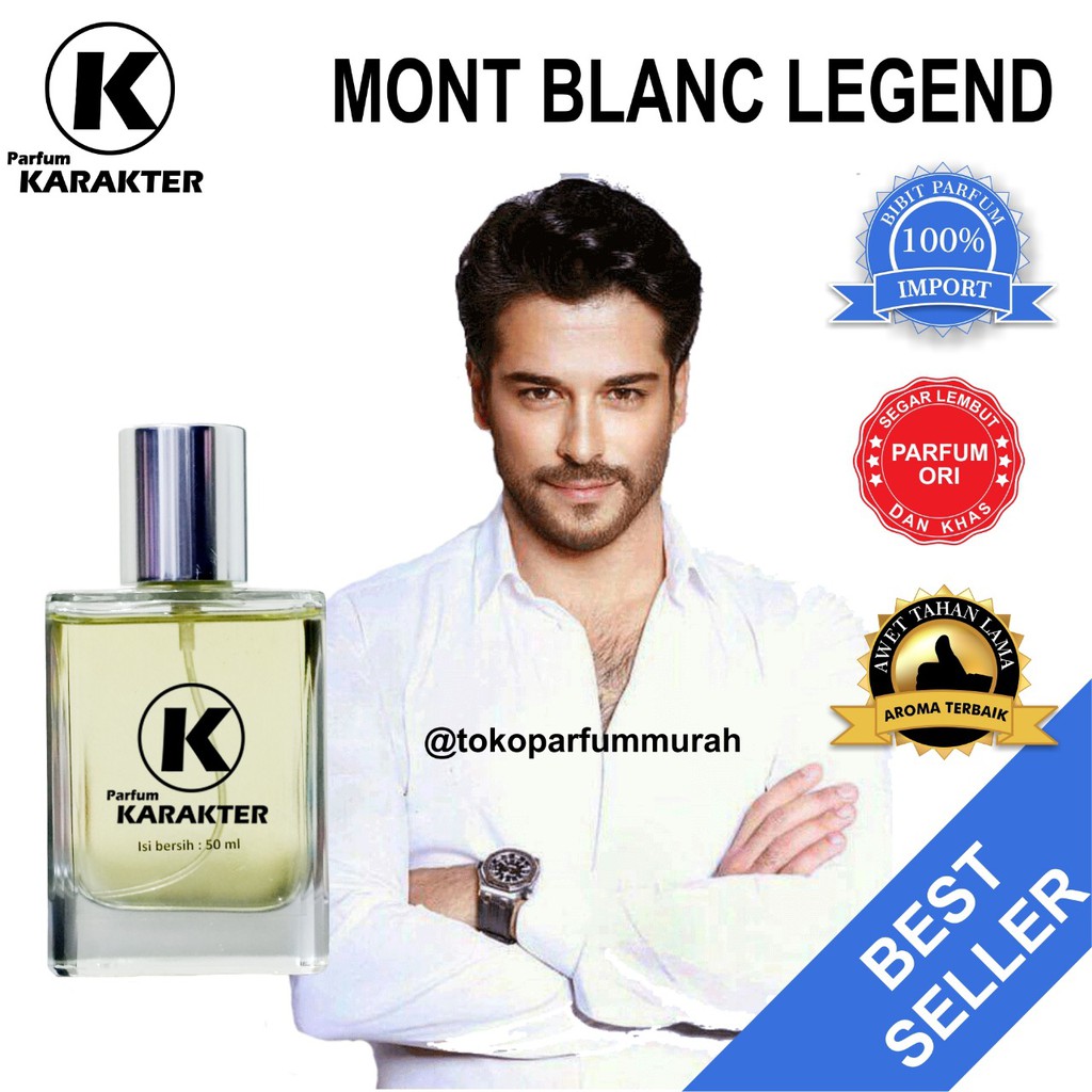 Bisa Cod | Parfum Cowok Mont Blanc  Bibit Parfum Import Wangi &amp; Tahan Lama  Kemasan 100ml