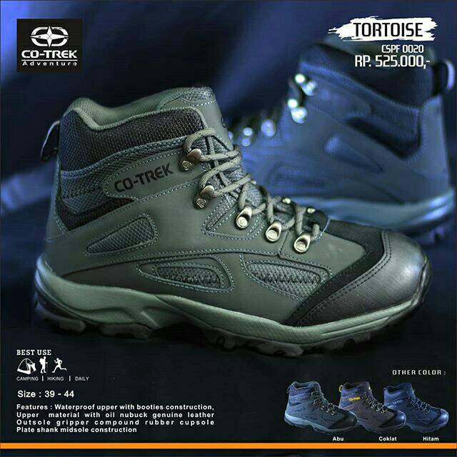  Sepatu  gunung  co trek Tortoise Shopee  Indonesia