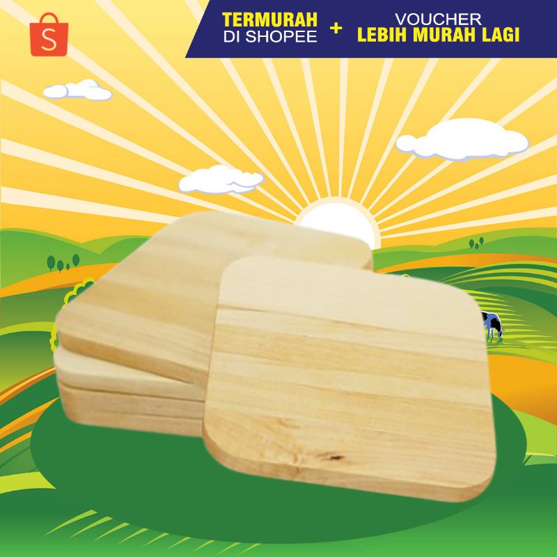 WOOD PAD - Alas Tidur Hamster Dekorasi Kandang Hamster Gigitan Hamster Tempat Tidur Hamster