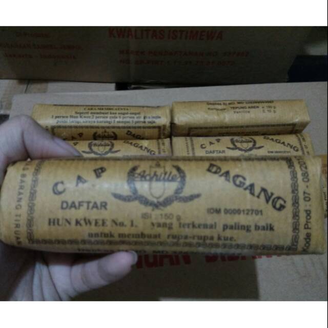

TEPUNG HUN KWEE/ HUNKWEE CAP DAGANG ACHILLES 150 GR