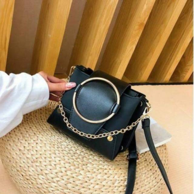 Tas selempang wanita fashion cewek slingbag kulit handbag impor terbaru