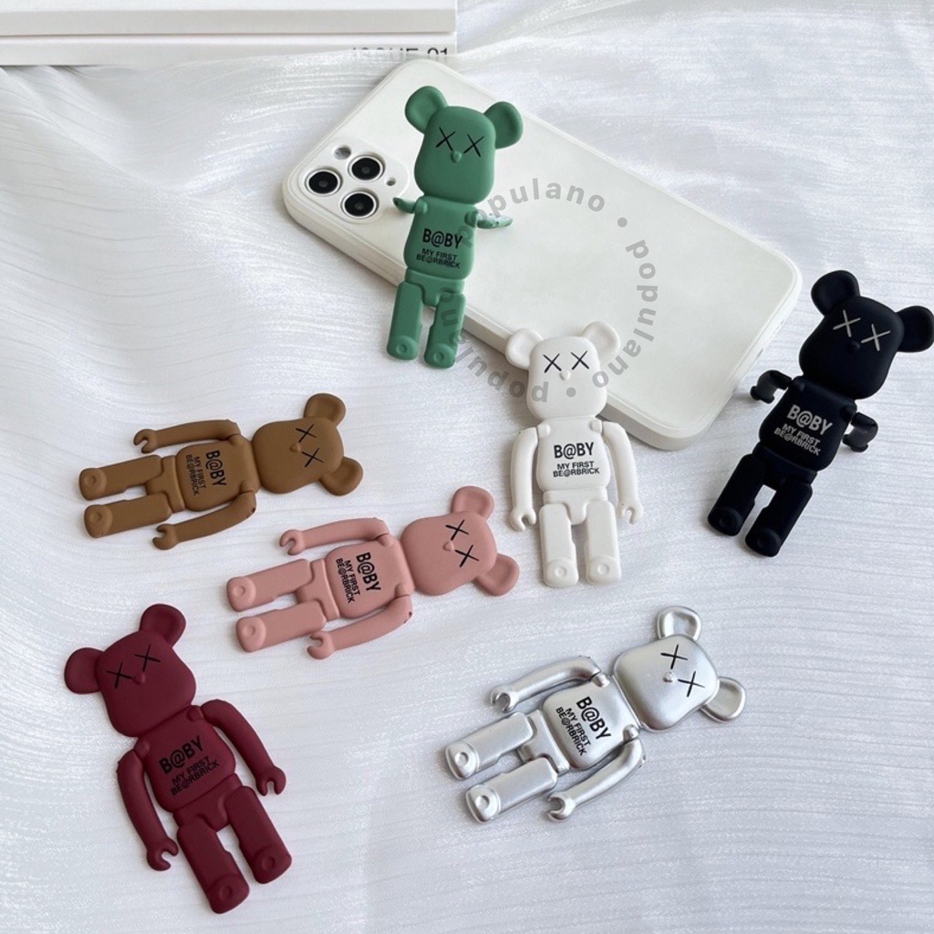 Bear Phone Holder Finger Ring Holder Beruang Docking Hp Phone Stand Penyangga Hp Lucu Unik Stand Holder Bentuk Beruang