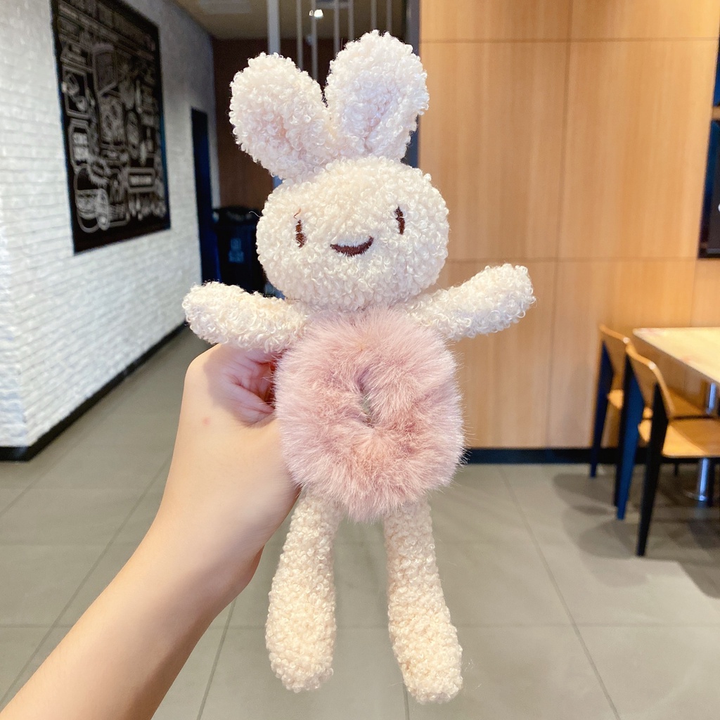 Ikat Rambut Ekor Kuda Korea model boneka