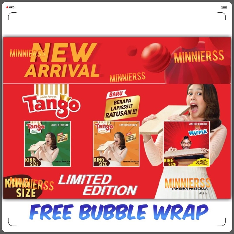 Tango King Size / Waffle Tango CranchChox King Size Limited Edition / Tango Choco Tiramisu King Size