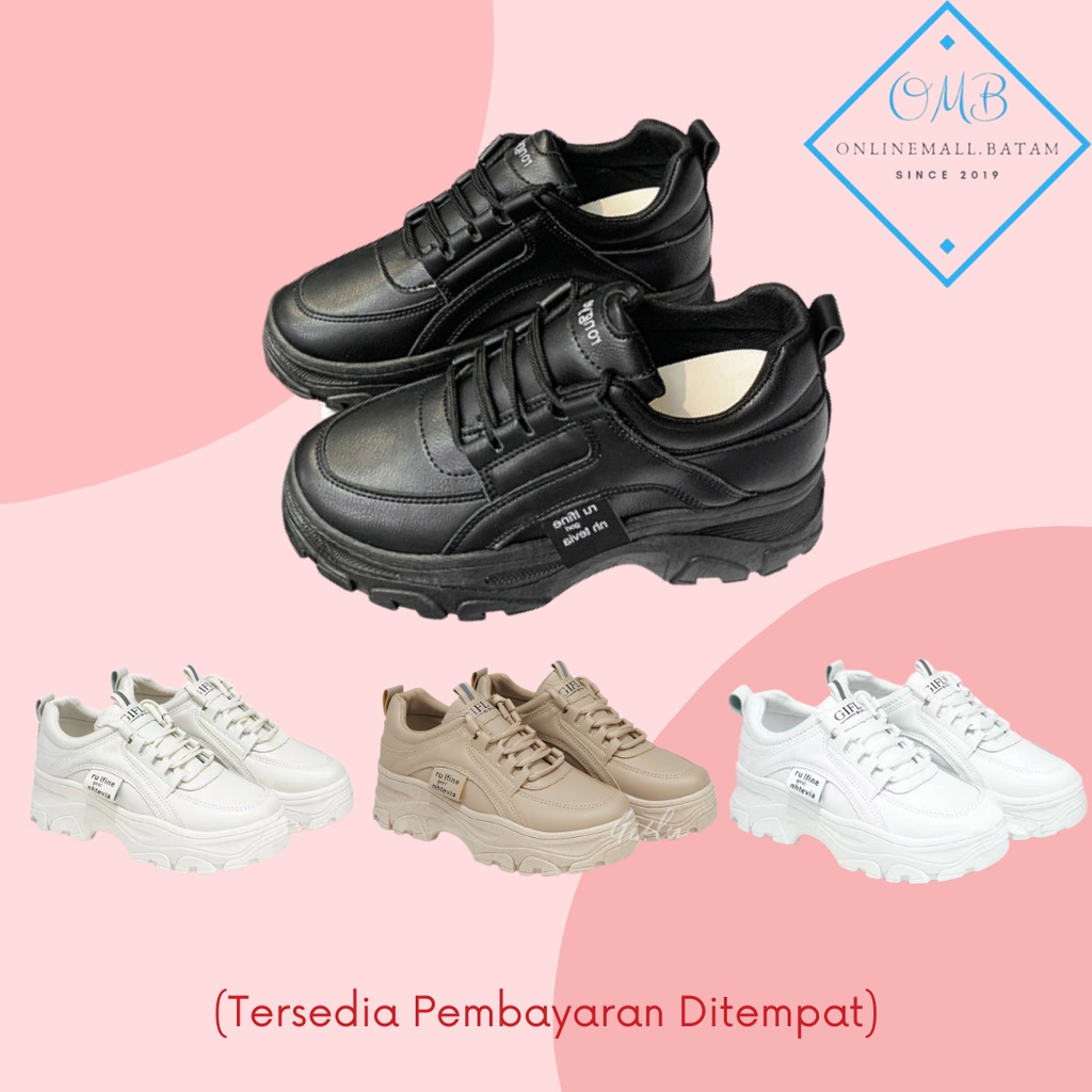 Jual Sepatu Sneakers Wanita Hitam Terlengkap & Harga Terbaru Januari ...