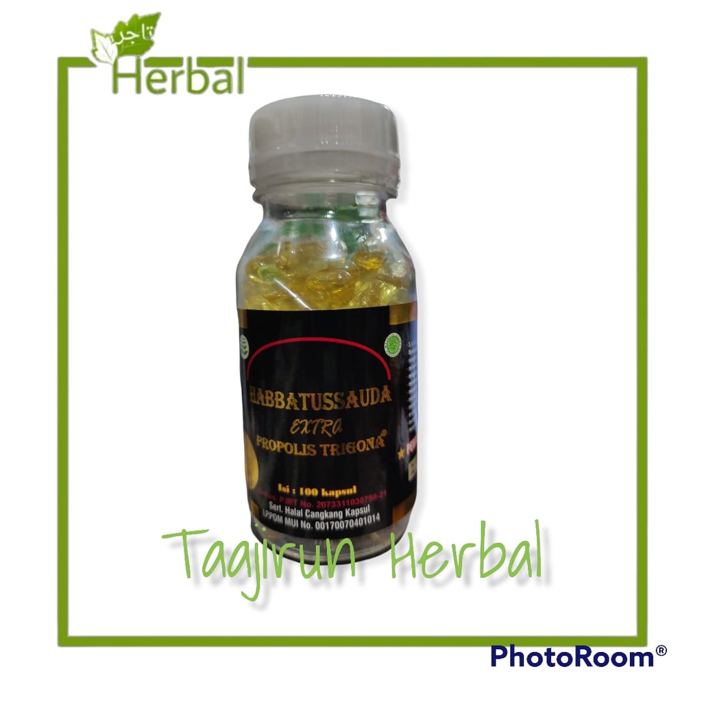 Habbatussauda Extra Propolis Trigona UMS Isi 100 Kapsul | UMS Original