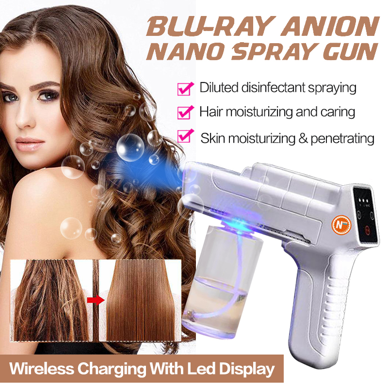 Rechargeable Nano Steam Spray Guns Wireless Charging Sprayer Portable Fogger Machine Hair Face