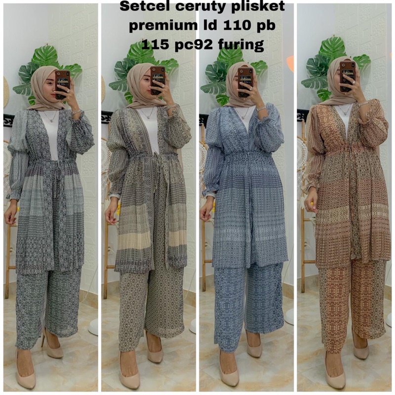 setcel ceruty plisket