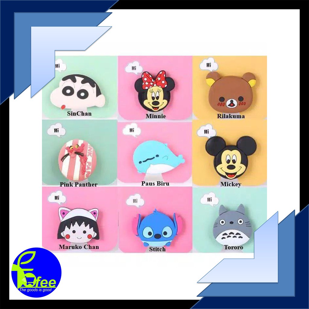 [IMPORT] - Pop Socket / Grip Phone Stand 3D Karakter Cartoon Kode P002