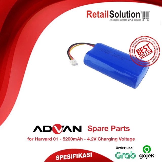 Battery Baterai Advan Harvard 01 5200 mAh Original