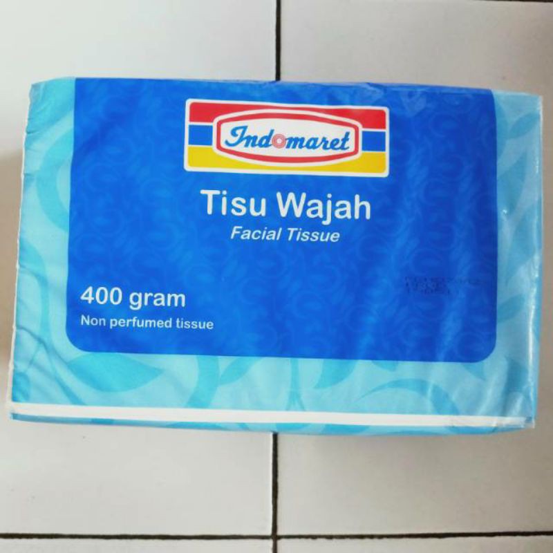 Tisu Wajah Indomaret 400 gram. Tisu kering