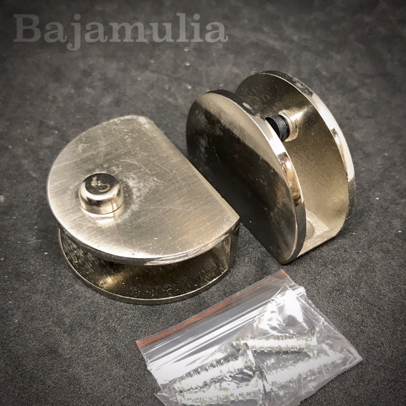 braket kaca / braket plangset kaca / dudukan plangset kaca / penjepit kaca