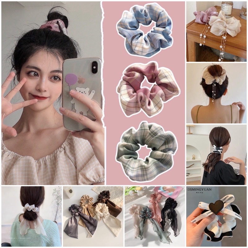 aksesoris ikat rambut fashion wanita korea pita besar #1