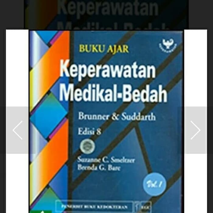 Jual Buku Ajar Keperawatan Medikal Bedah Edisi 8 Vol 1 3 Brunner